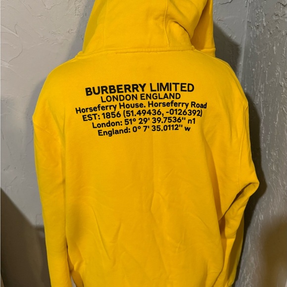 Excellent condition, Burberry men’s/unisex hooded sweatshirt, size XL - Picture 3 of 7